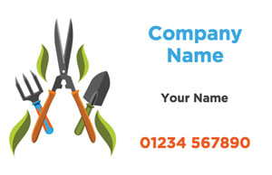 landscape gardener business cards