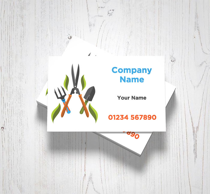 landscape gardener business cards