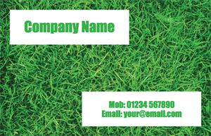 lawn maintenance business cards