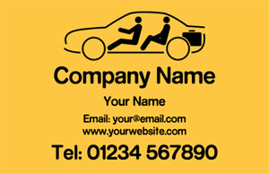 taxi hire business cards