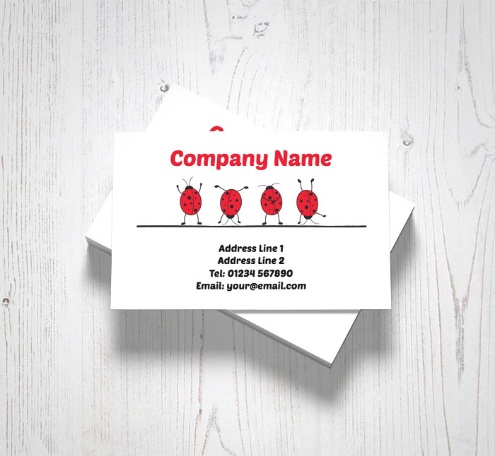 ladybird business cards