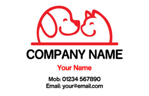 pet sitting business cards