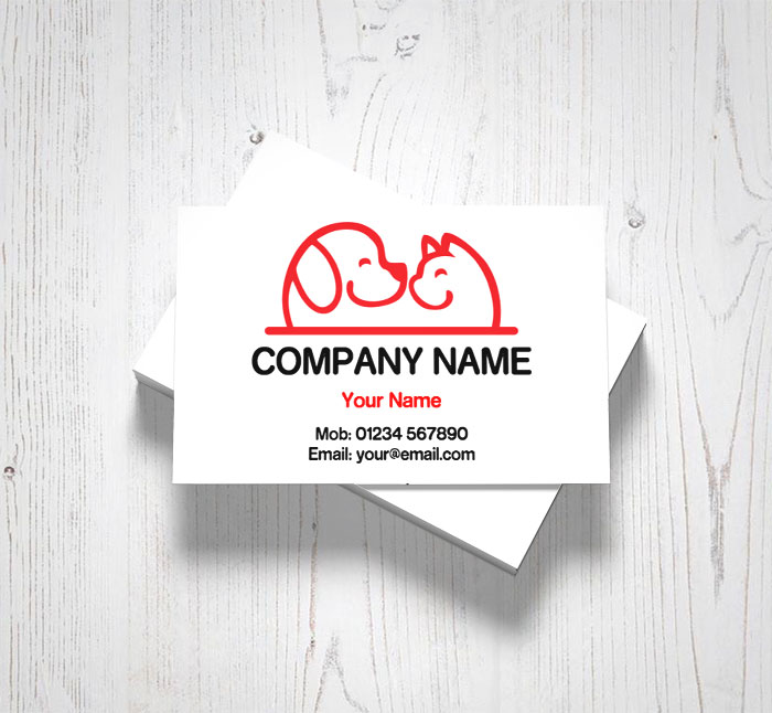 pet sitting business cards