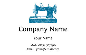 sewing machine business cards
