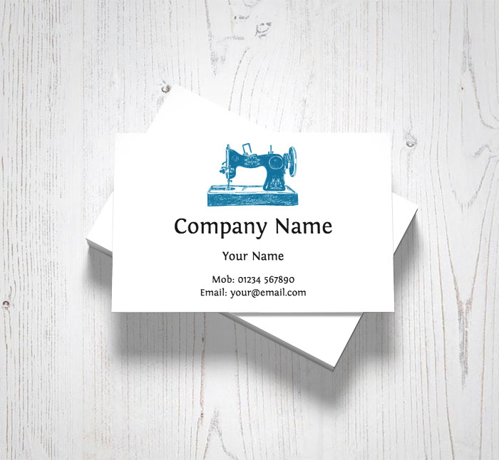 sewing machine business cards