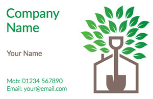 garden clearance business cards