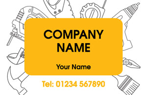experienced handyman business cards