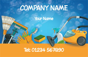 house cleaning business cards