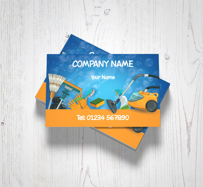 house cleaning business cards