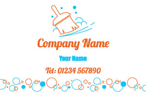 professional cleaning business cards