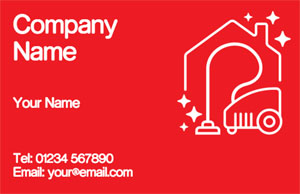 residential cleaning business cards