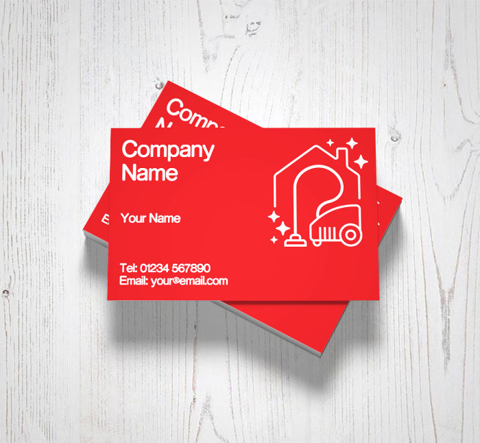 residential cleaning business cards