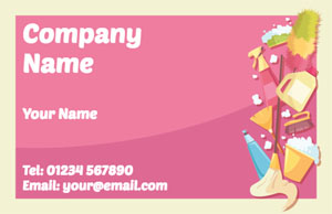 affordable house cleaning business cards