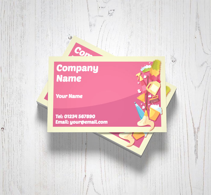 affordable house cleaning business cards