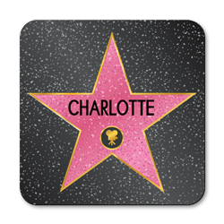 personalised hollywood star coasters