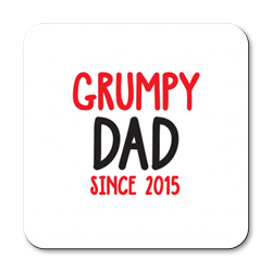 personalised grumpy dad coasters