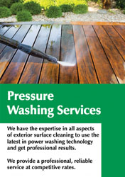 pressure washing flyers