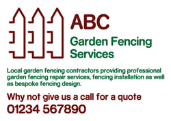 fencing supplies flyers