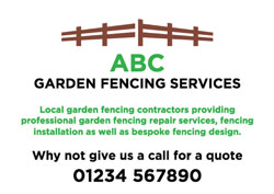fencing contractor flyers
