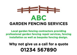 fencing contractor flyers