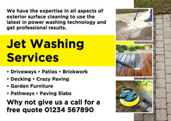 jet washing flyers