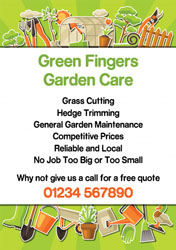 gardening flyers