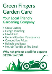 lawn care flyers