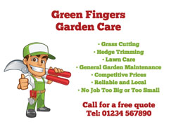 local gardening service flyers