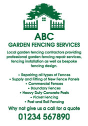 local fencing installer flyers