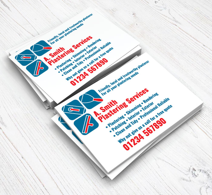 plastering icons flyers