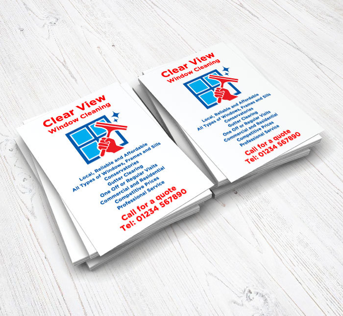 professional window cleaning flyers