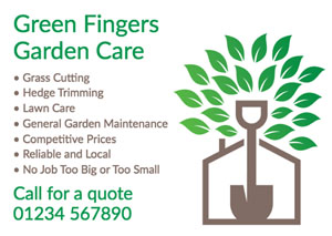 garden clearance flyers