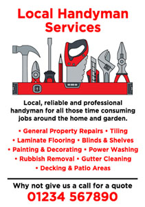local handyman flyers