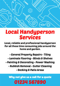 handyperson services flyers