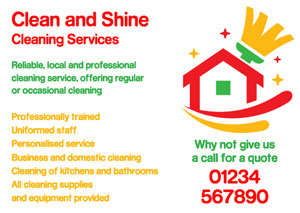 spring cleaning flyers
