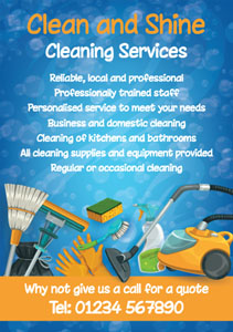 house cleaning flyers