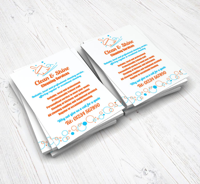 professional cleaning flyers