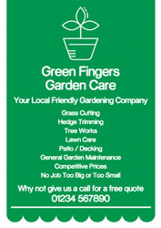 plant pot leaflets