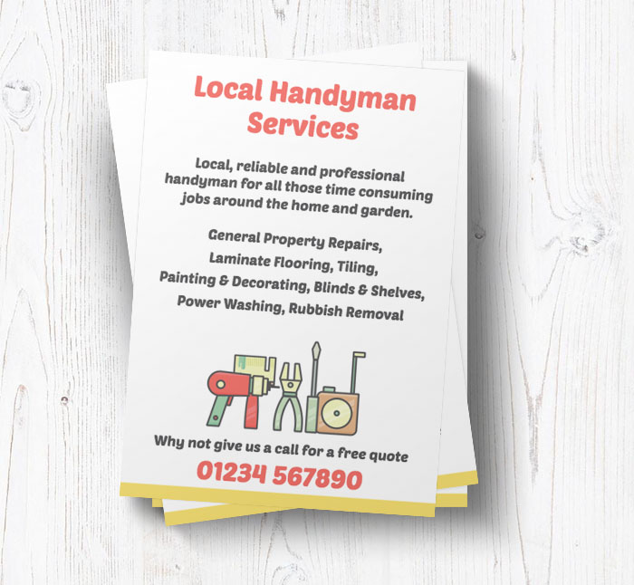 work tools leaflets