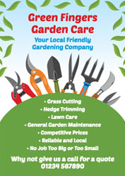 gardening equipment leaflets