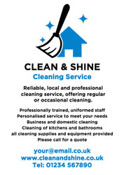 expert cleaning leaflets