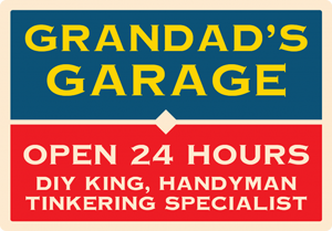 personalised grandad's garage sign