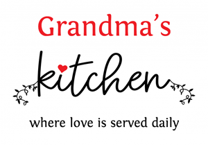 personalised grandma's kitchen sign