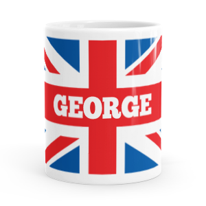 personalised union jack mug