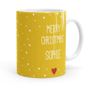 personalised polar bear mug