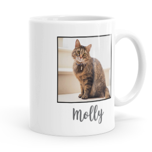 personalised love has four paws mug