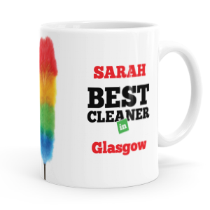 personalised best cleaner mug