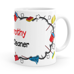 personalised top cleaner mug