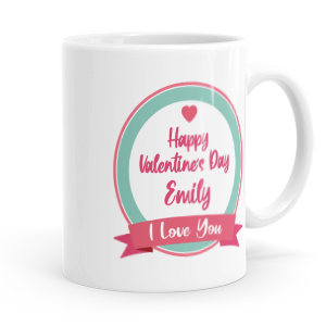personalised valentine's photo upload mug