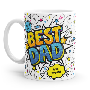 personalised you're the best dad mug